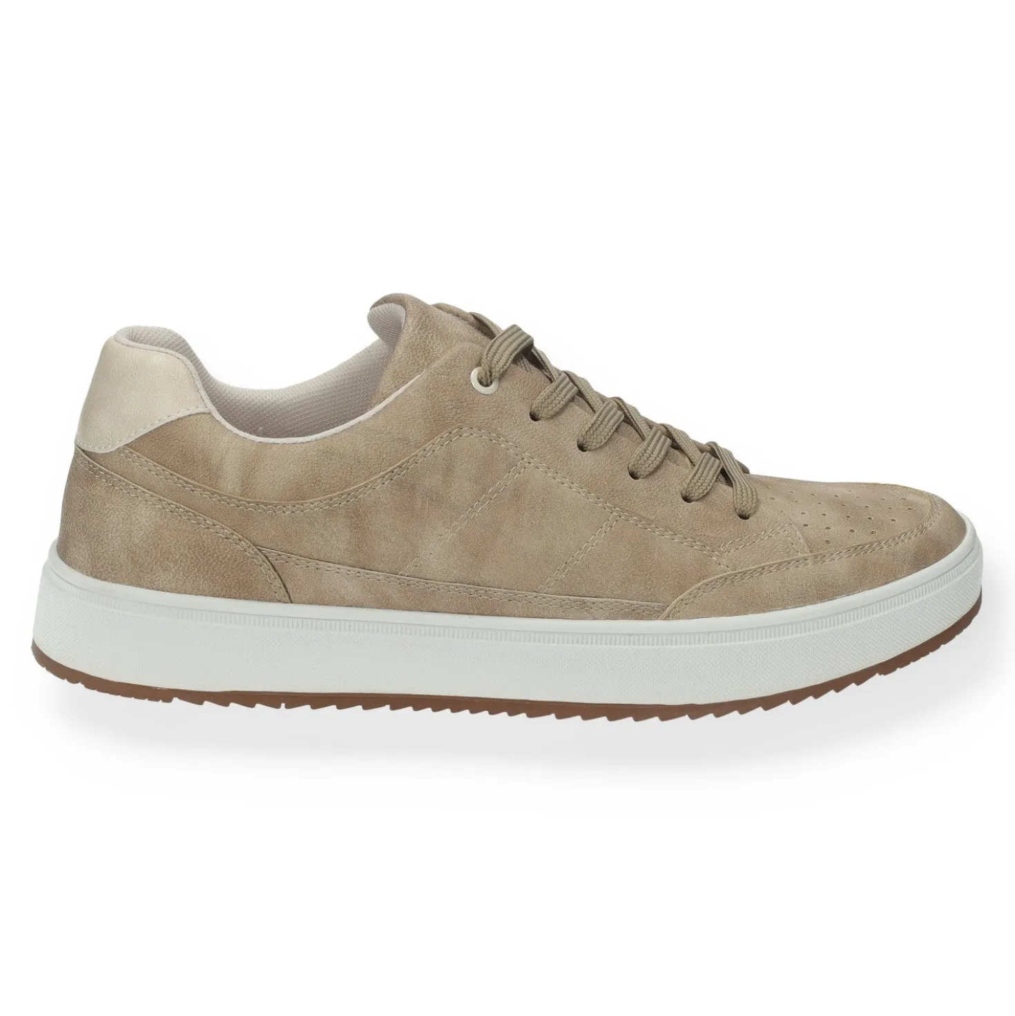 Sneakers con suola dentellata