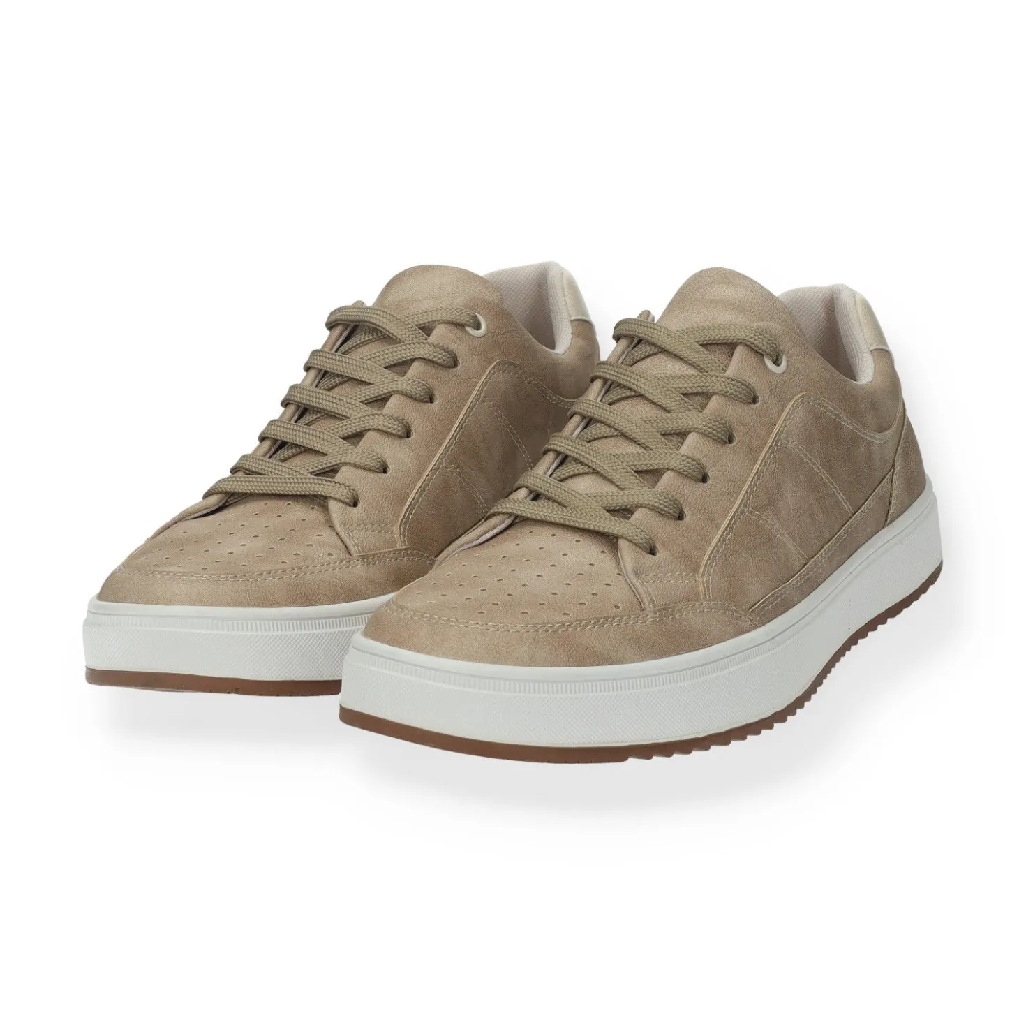 Sneakers con suola dentellata