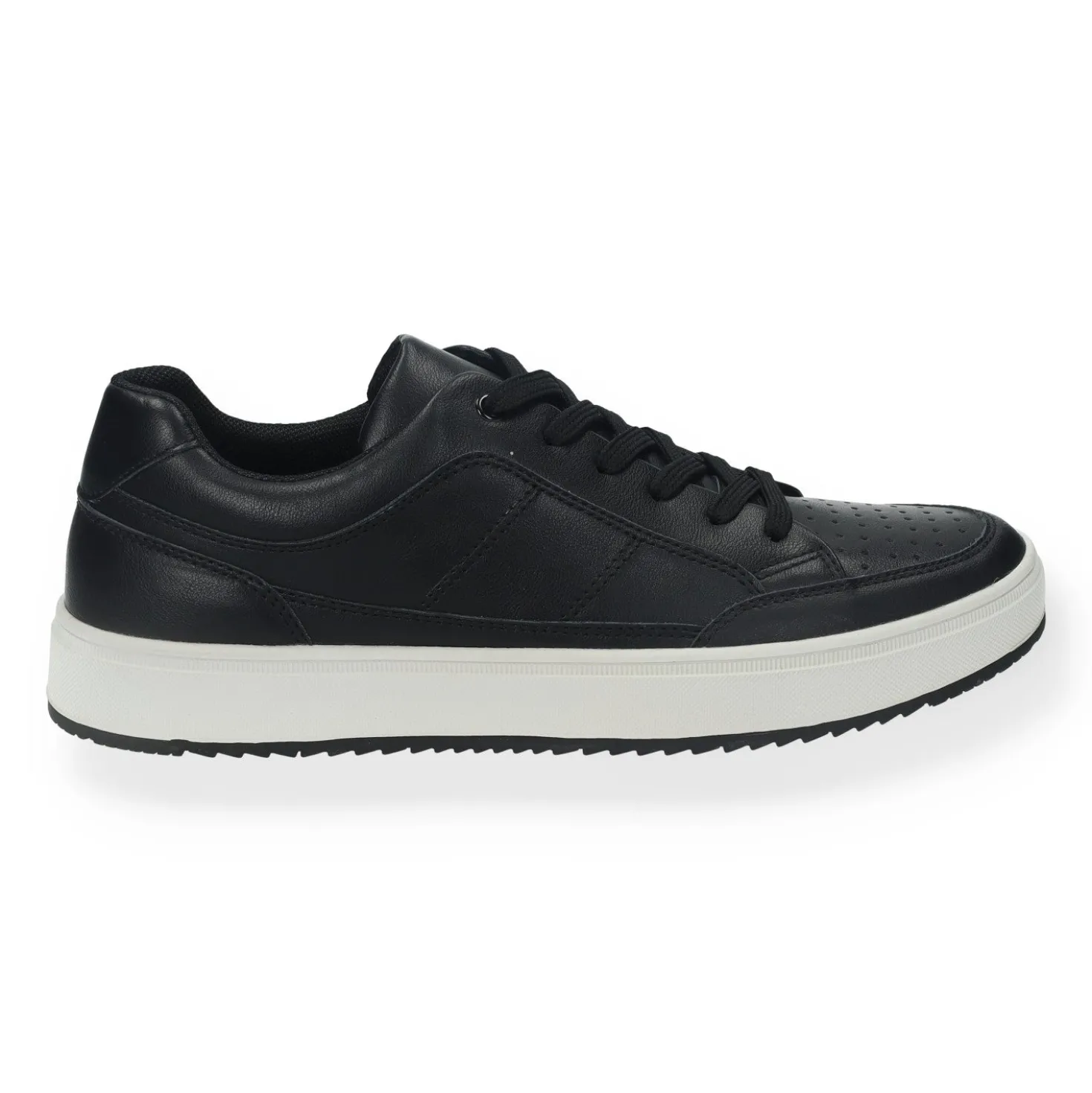Sneakers con suola dentellata
