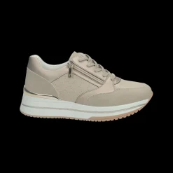 Sneakers con zip laterale.Tacco alto 3 cm