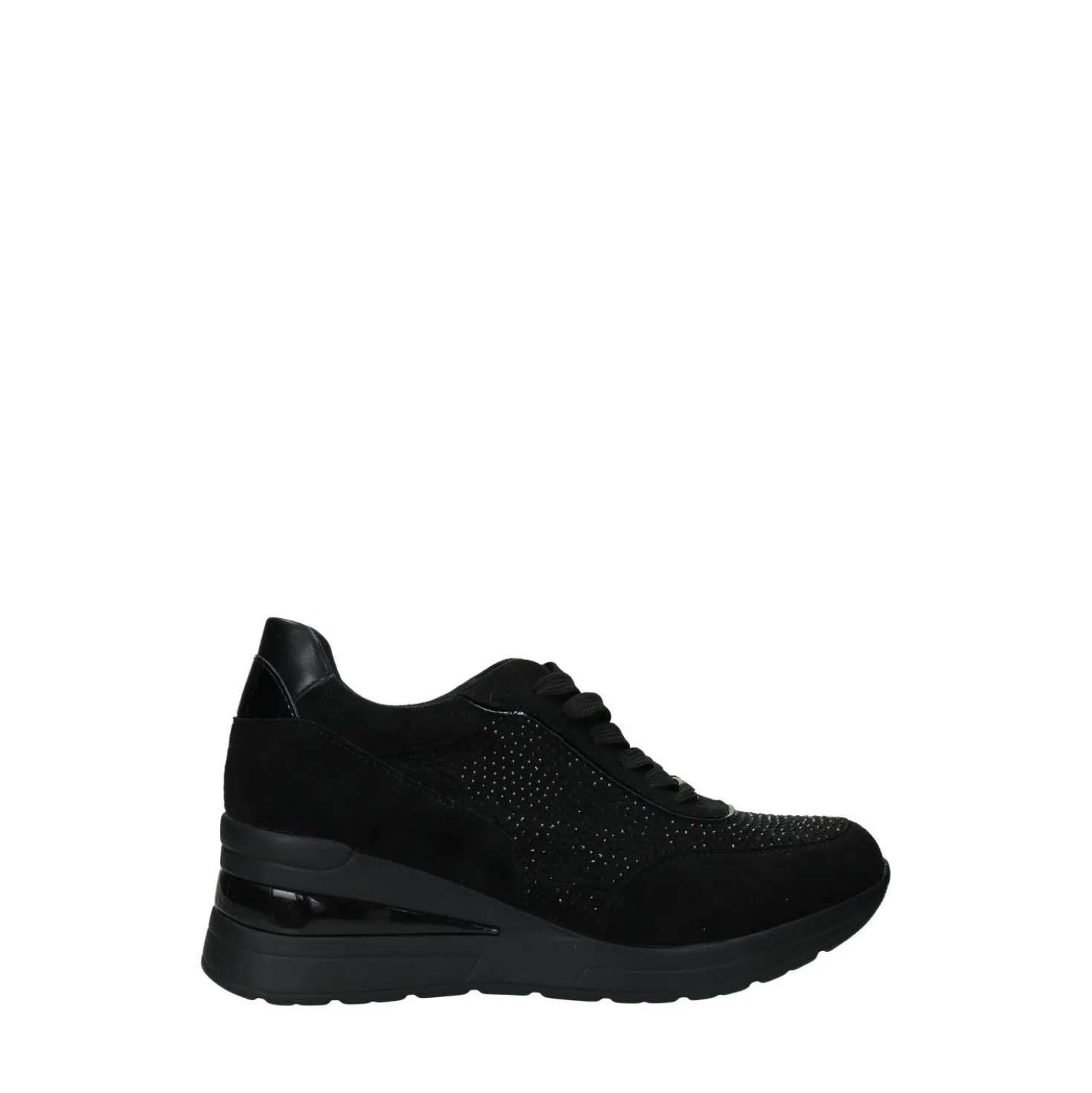 Sneakers in tessuto. Tacco alto 6 cm