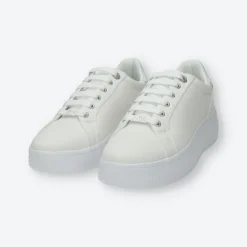 Sneakers platform con logo