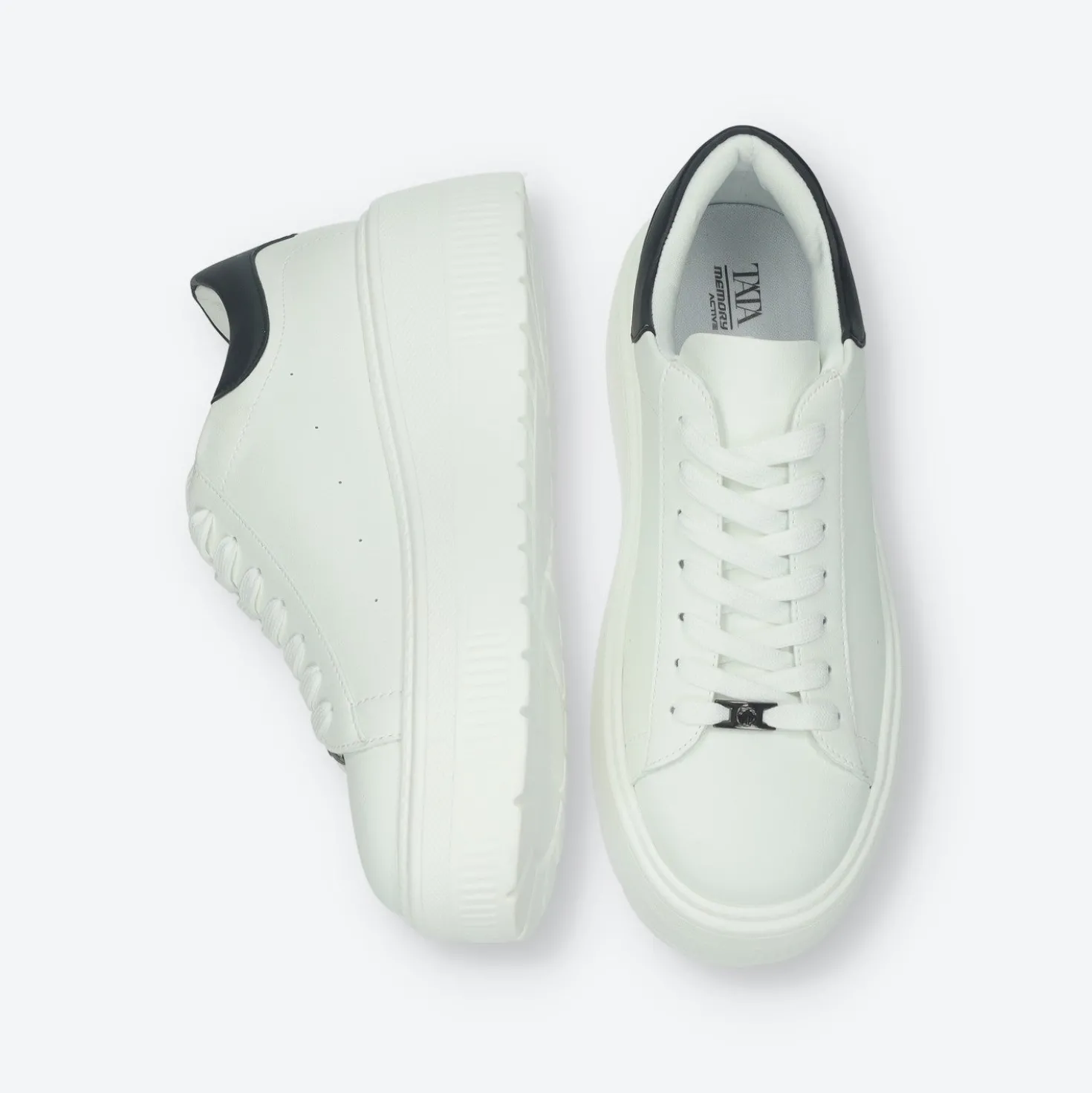 Sneakers platform.Tacco alto 6 cm