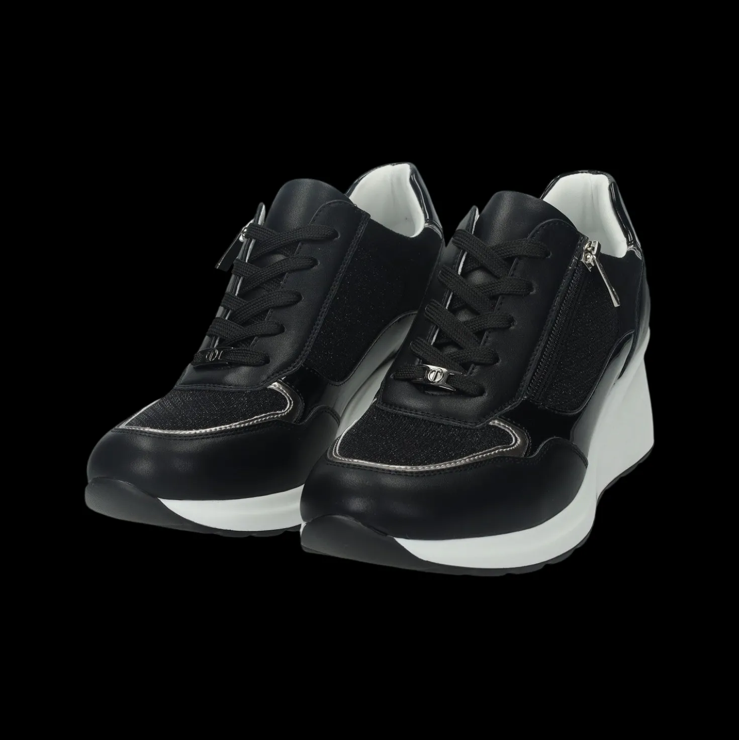 Sneakers platform.Tacco alto 6 cm