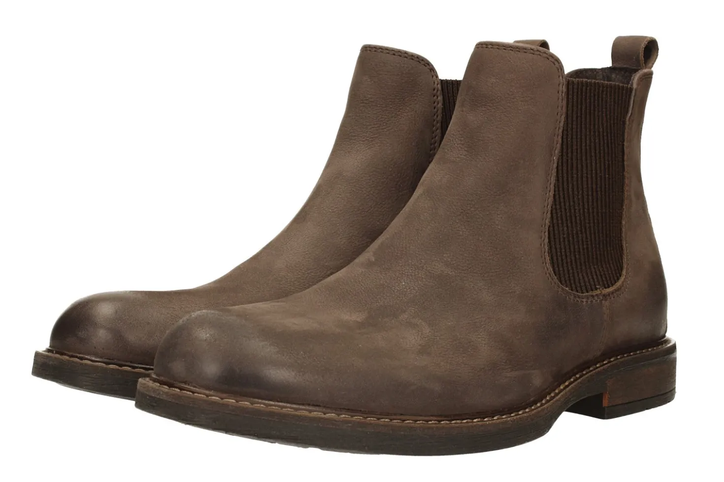 Stivaletti chelsea in vero suede