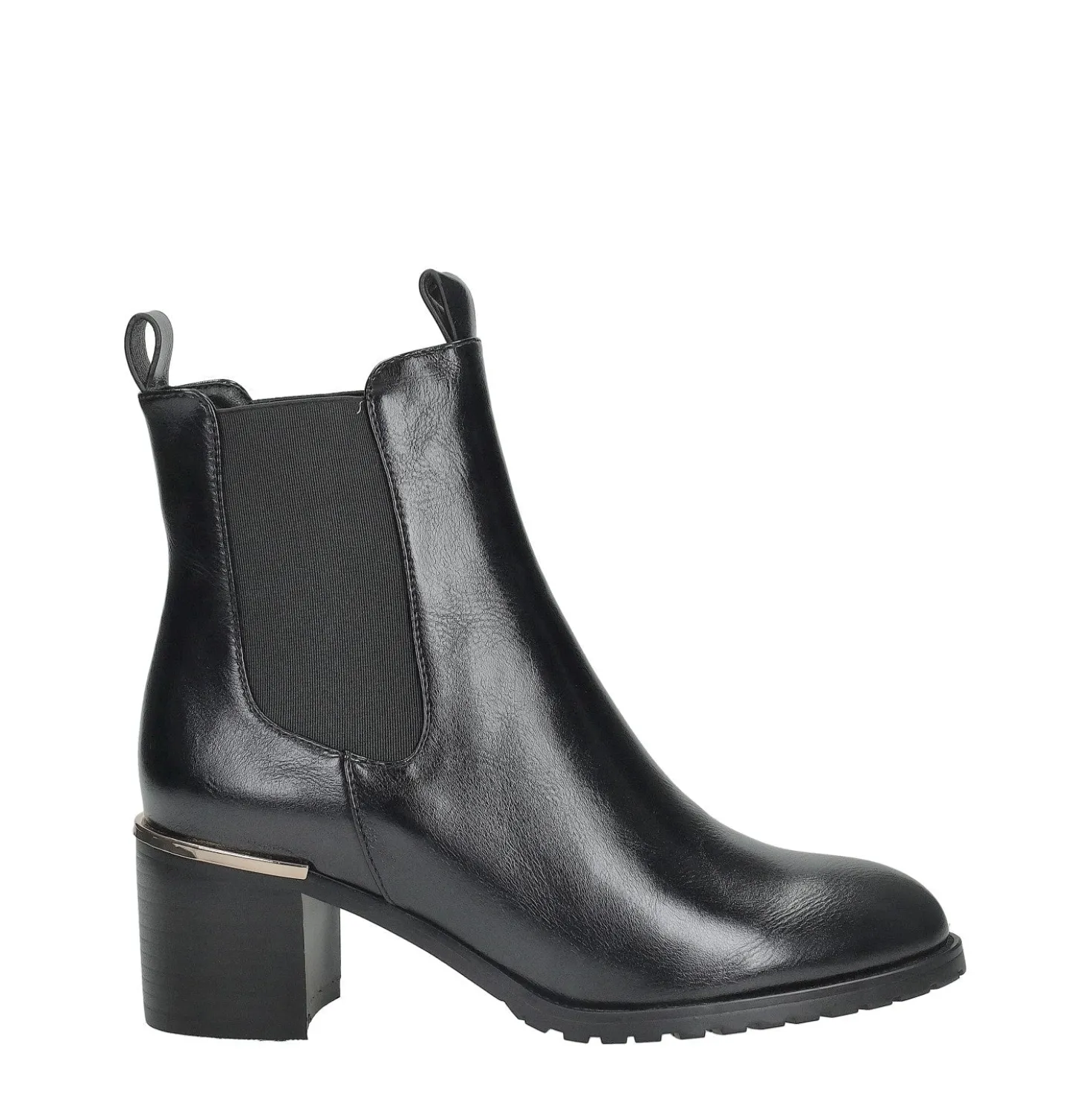 Stivaletti con banda elastica.Tacco alto 6cm