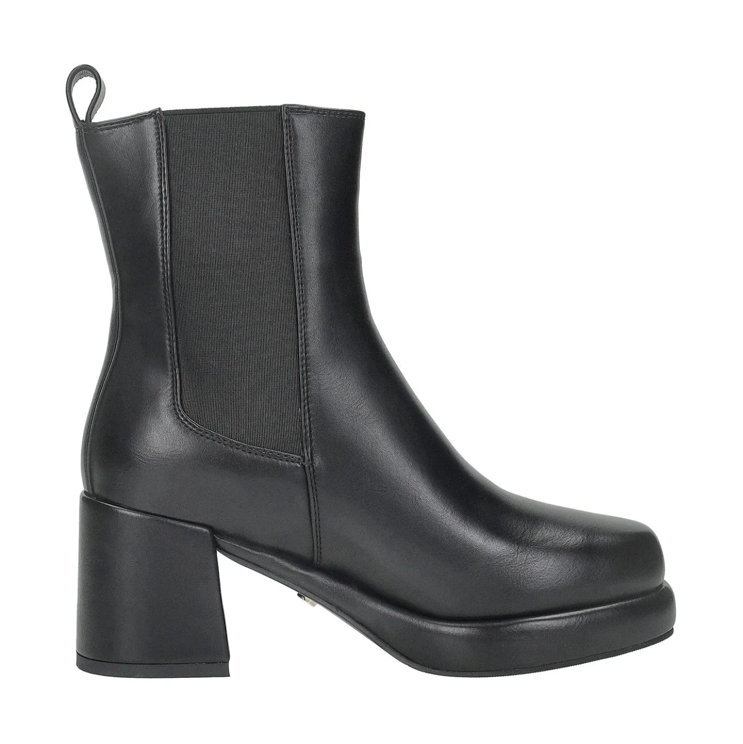 Stivaletti con bande elasticizzate. Tacco alto 7cm
