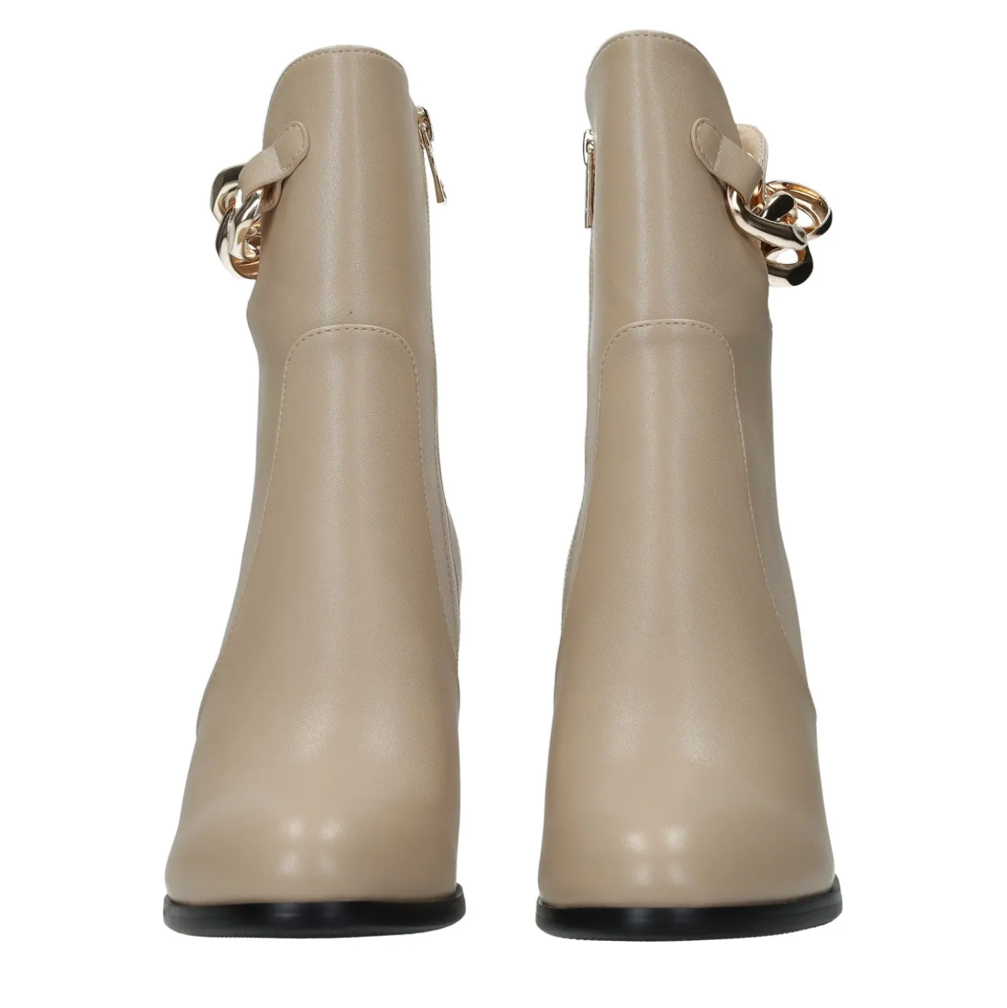 Stivaletti con catena.Tacco alto 8cm