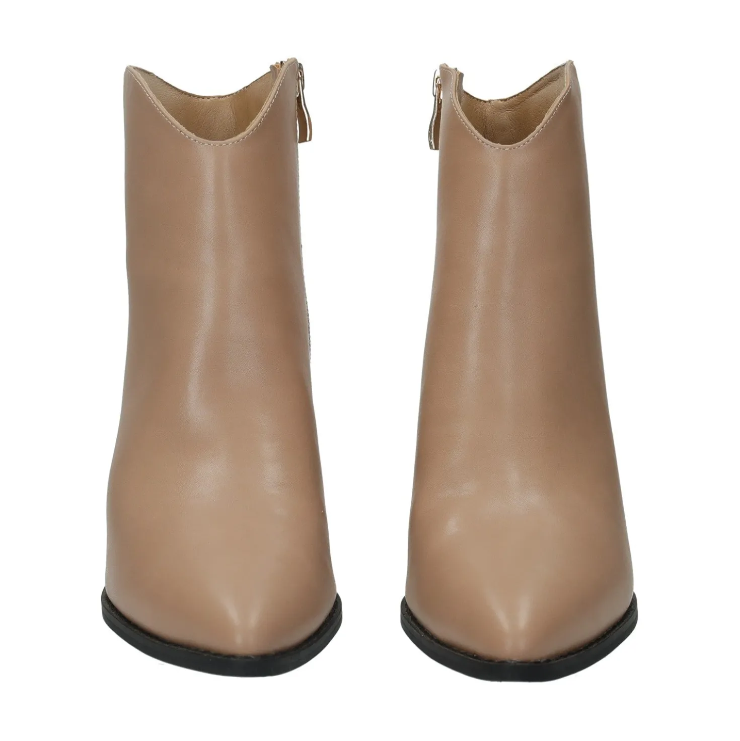 Stivaletti con cerniera. Tacco alto 8cm