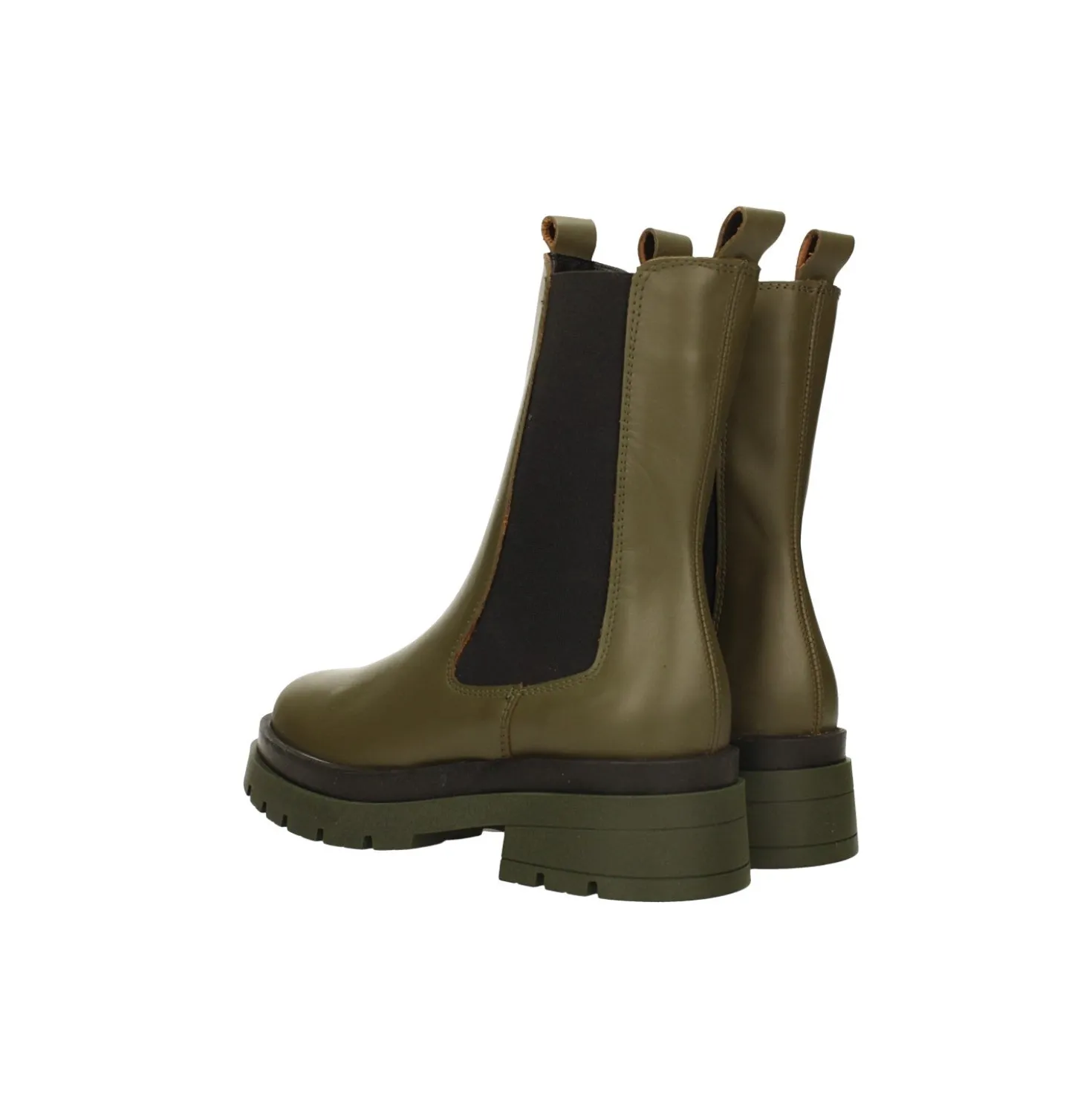 Stivaletti in vera pelle. Tacco alto 5cm