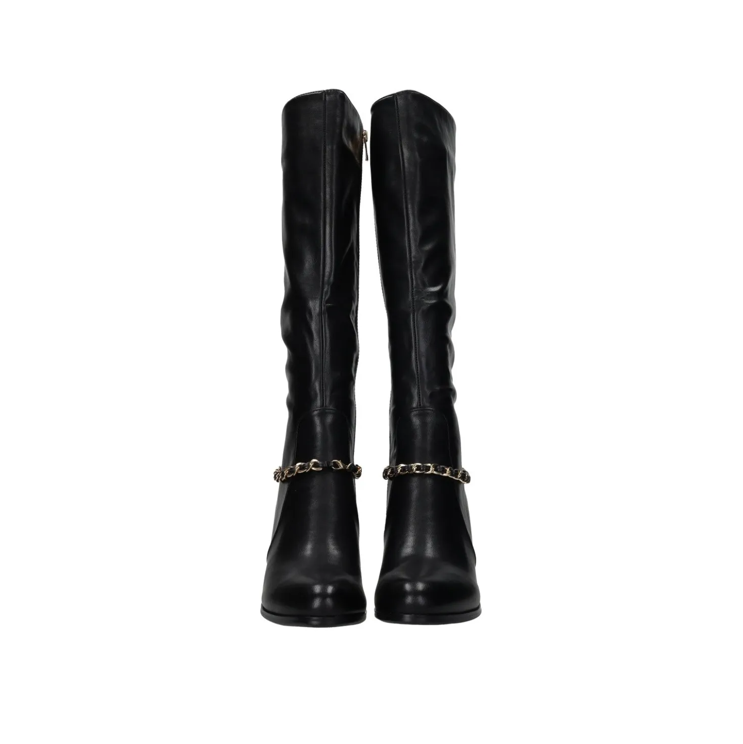 Stivali con catena.Tacco alto 5cm