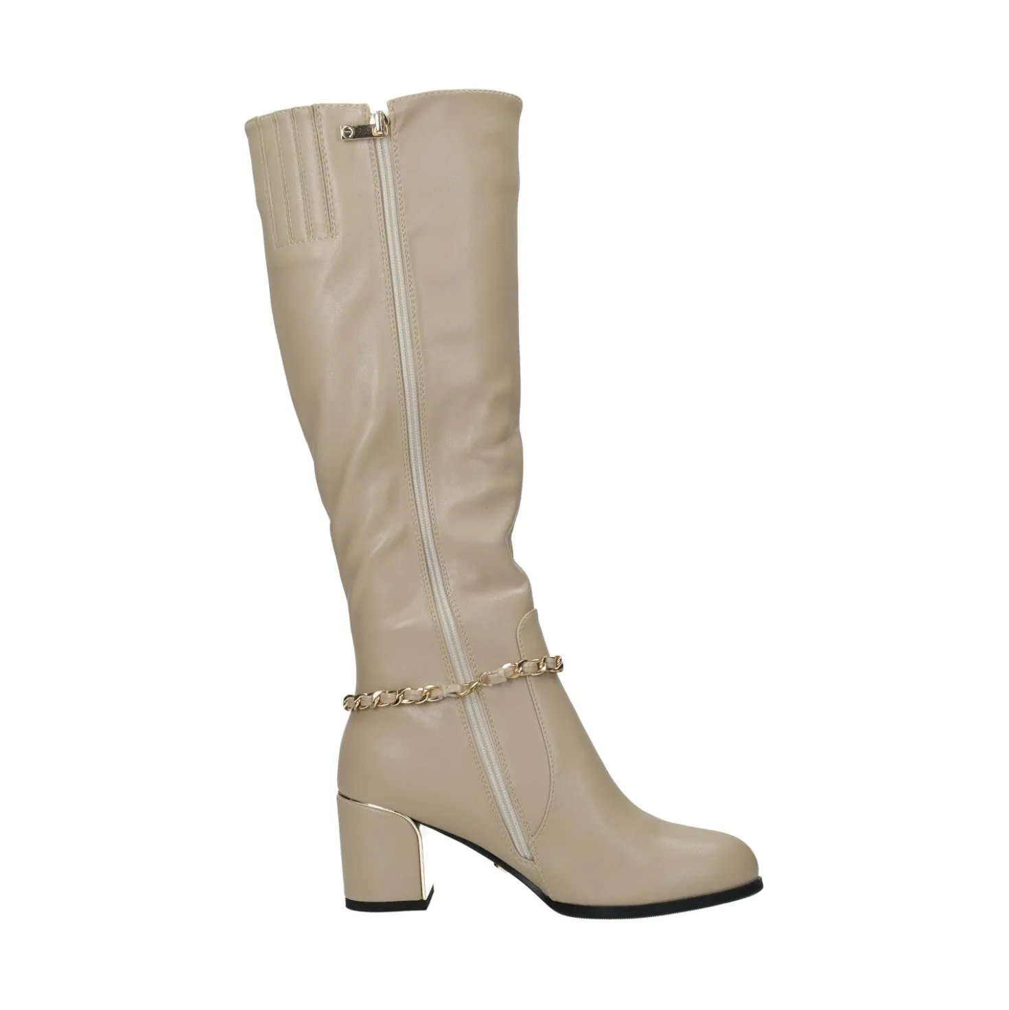 Stivali con catena.Tacco alto 5cm