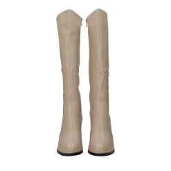 Stivali con doppia zip. Tacco alto 8cm