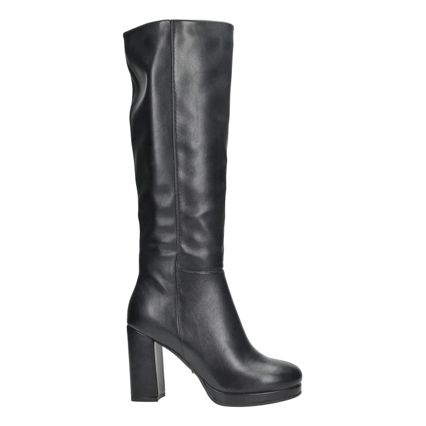 Stivali con tacco chunky. Tacco alto 7cm