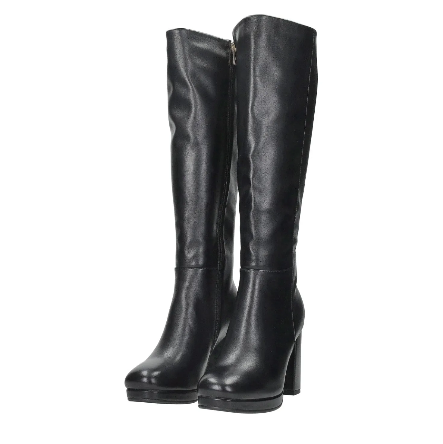 Stivali con tacco chunky. Tacco alto 7cm
