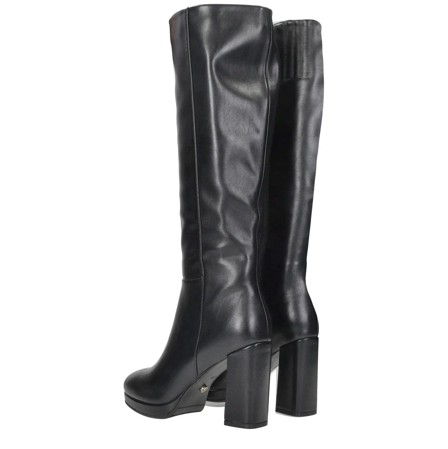 Stivali con tacco chunky. Tacco alto 7cm
