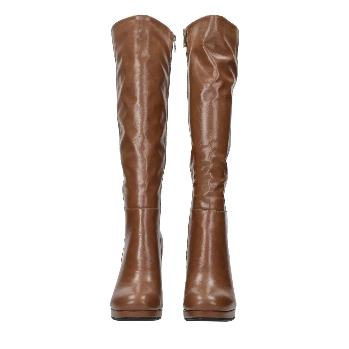 Stivali con tacco chunky. Tacco alto 7cm