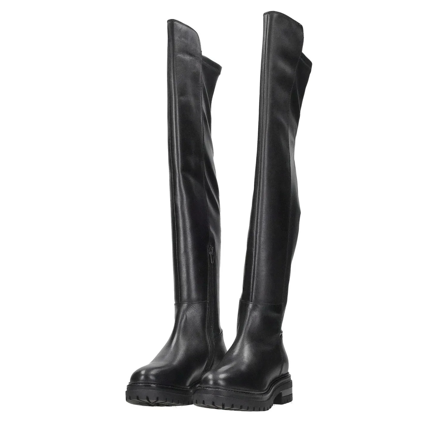 Stivali cuissardes svasati. Tacco alto 3cm