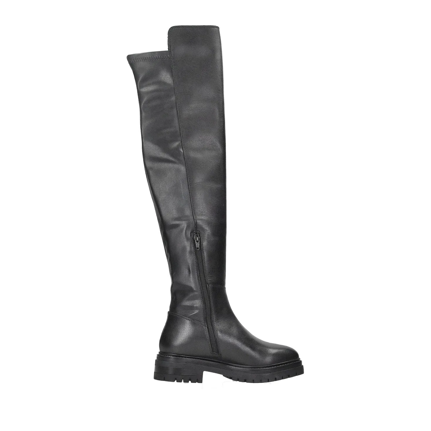 Stivali cuissardes svasati. Tacco alto 3cm