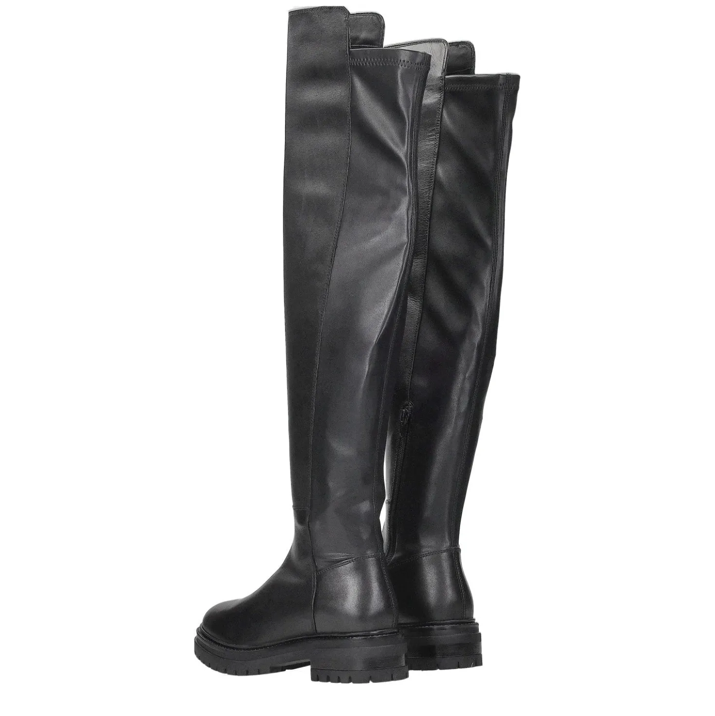 Stivali cuissardes svasati. Tacco alto 3cm