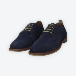 Stringate in vero suede