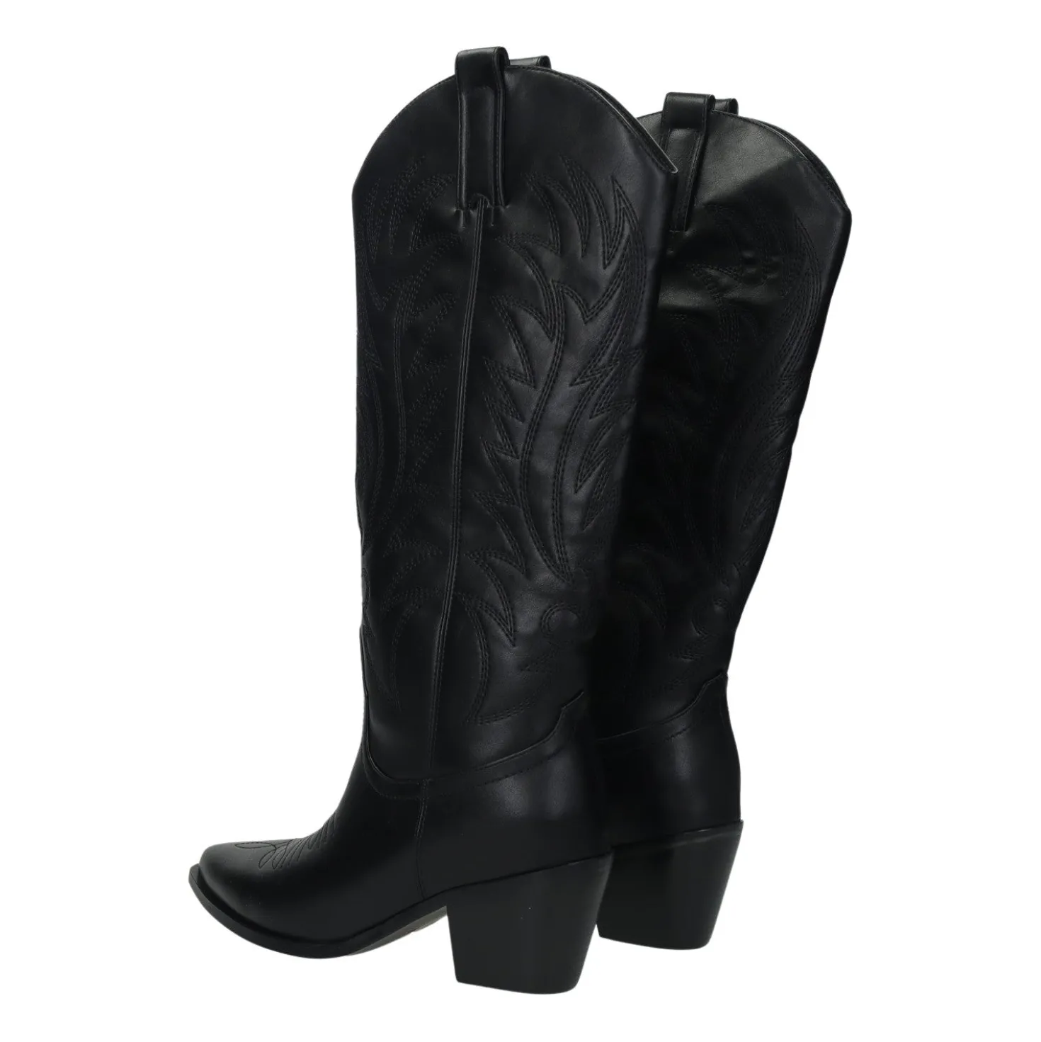 Texani neri. Tacco alto 7cm