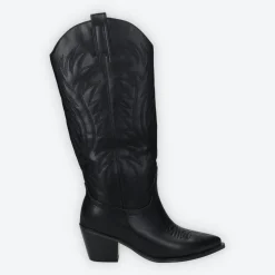 Texani neri. Tacco alto 7cm